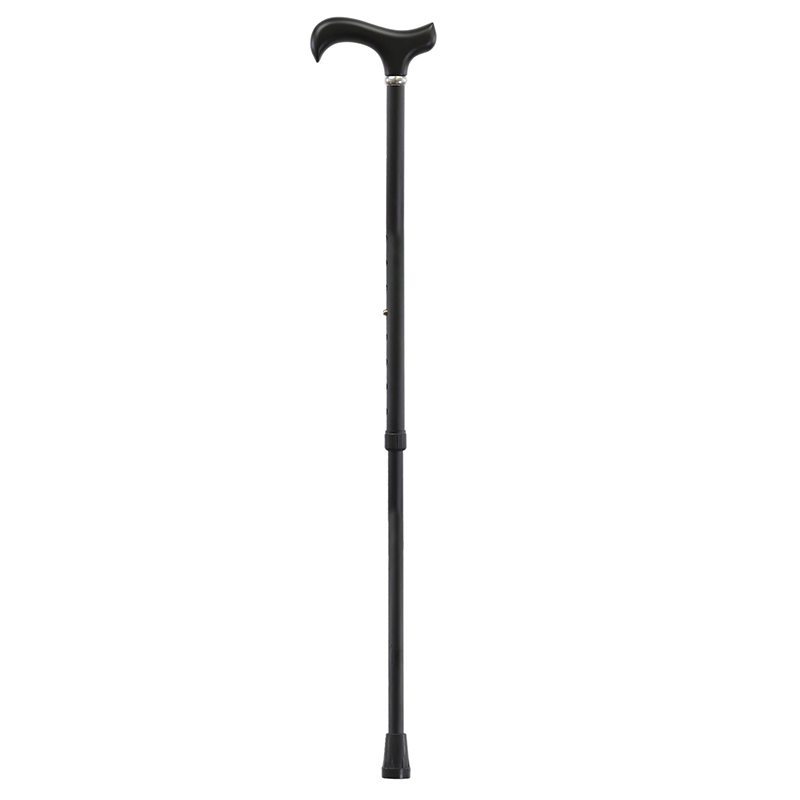Classic Height Adjustable Black Derby Cane