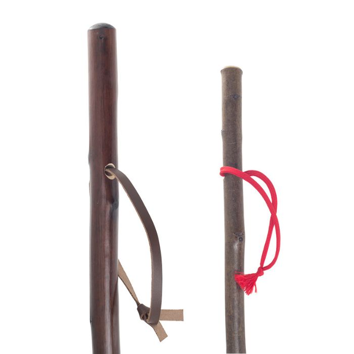 Father and Child Traditional Wooden Hiking Stick Gift Set