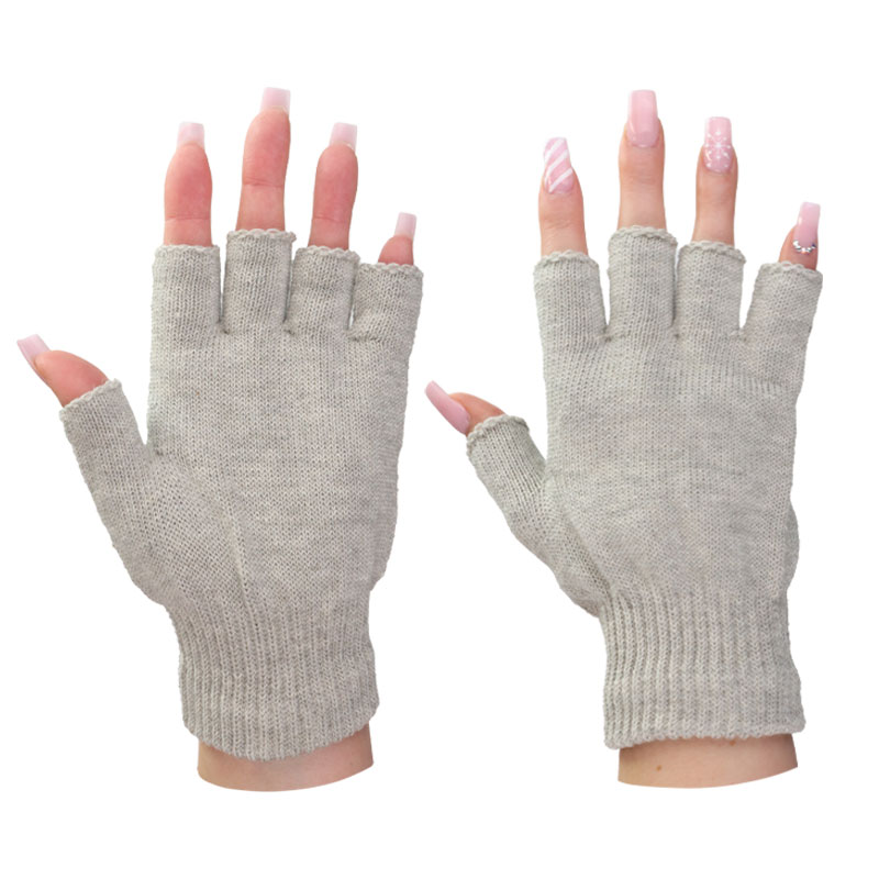 Fingerless Gloves With Silver (8% Silver Fibre)