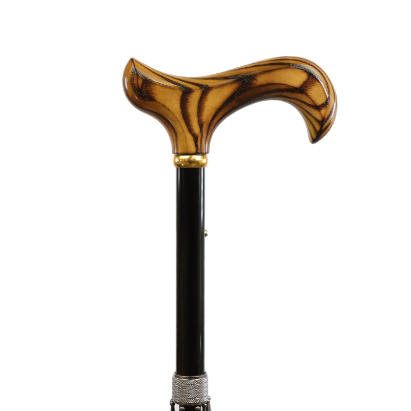 Formal Black Walking Umbrella with Derby Handle