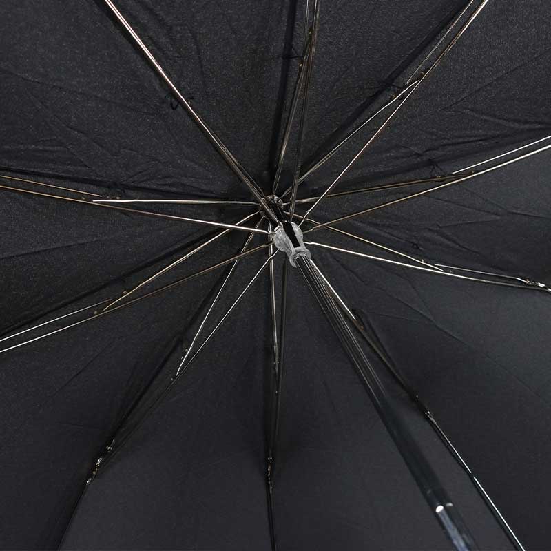 Fox Umbrellas TEL1 Maple Crook Handle Black Umbrella