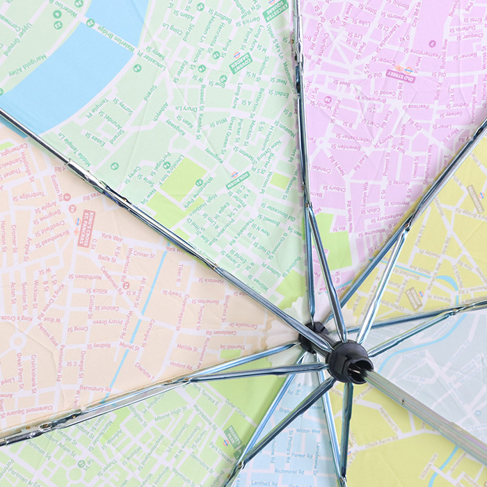 Fulton London Brollymap Compact Folding Umbrella