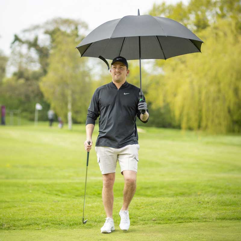 Fulton Cyclone Super-Strength Performance Golf Umbrella (Black)