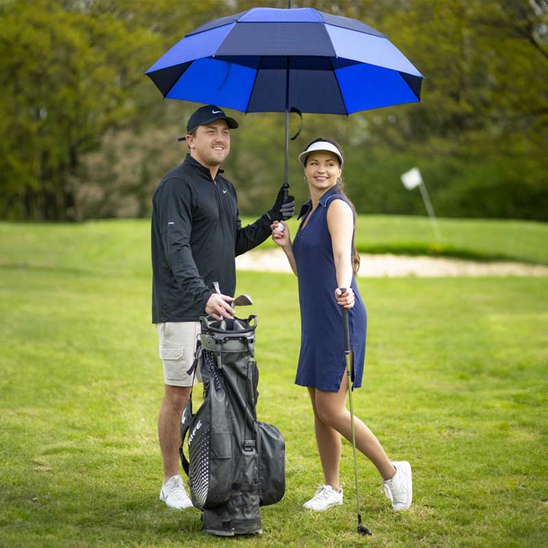 Fulton Stormshield Vented Non-Conductive Golf Umbrella (Blue/Navy)