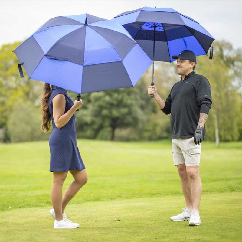 Fulton Stormshield Vented Non-Conductive Golf Umbrella (Blue/Navy)