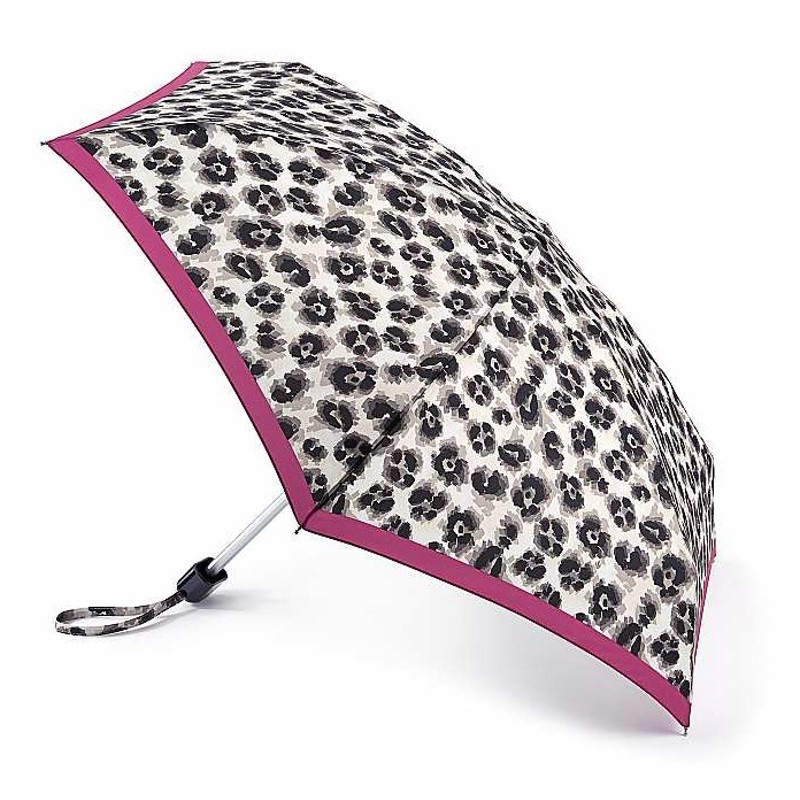 Fulton Tiny 2 Foldable Umbrella (Leopard Border)