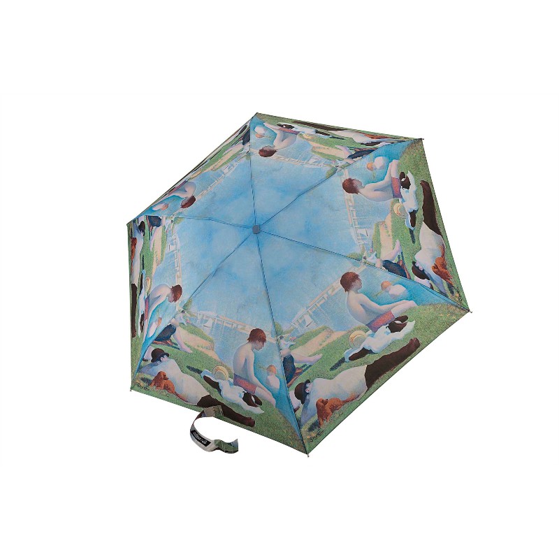 Fulton Tiny 2 National Gallery Foldable Umbrella (Bathers at Asnieres by Georges Seurat)