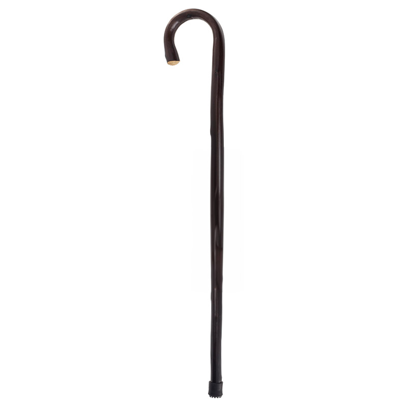 Gents' Extra-Long Chestnut Crook-Handle Walking Stick