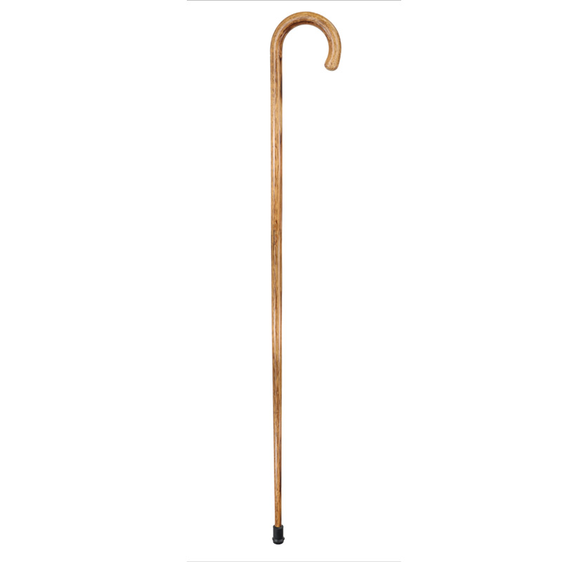 Hickory Crook Handle Walking Stick