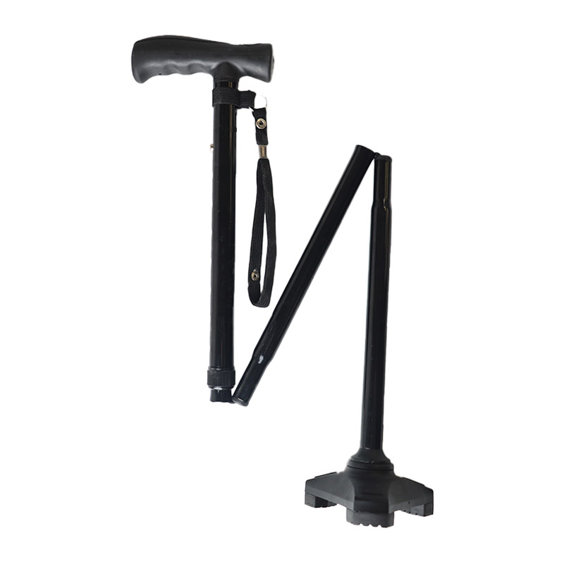 HurryCane Comfort Free-Standing Walking Stick (Black)