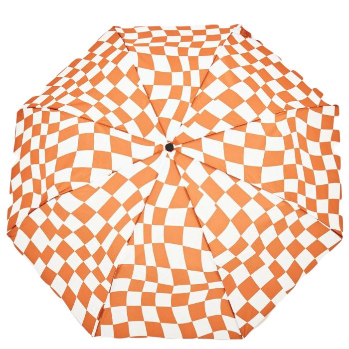 Original Duckhead Folding Eco Umbrella (Peanut Butter Checkers)