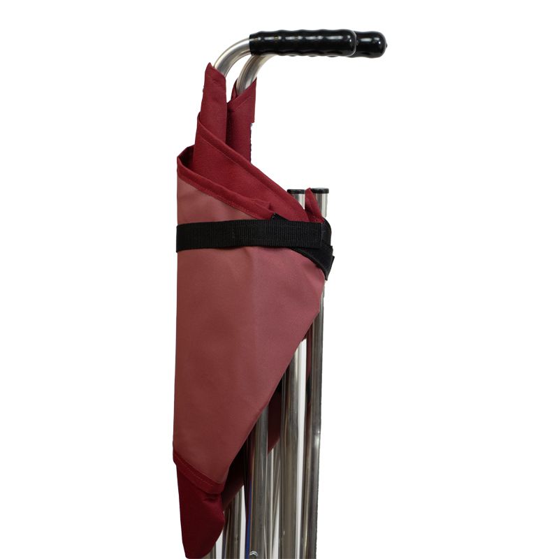 Out and About Burgundy Folding Walking Seat Stick