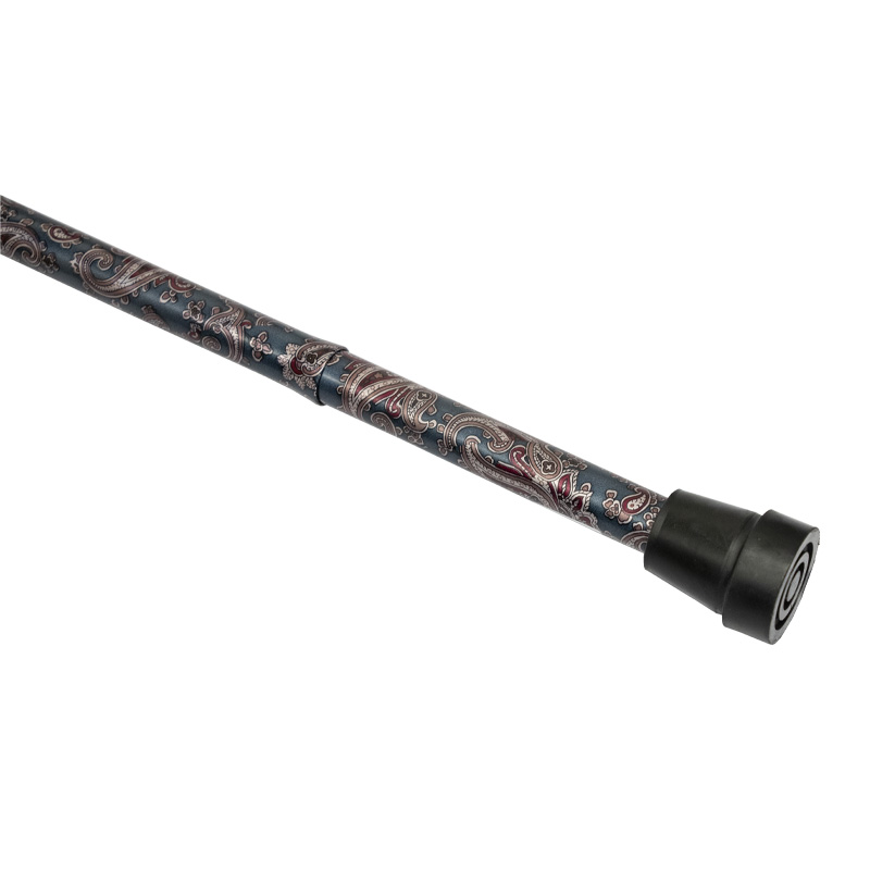 Paisley Height Adjustable Folding Cane with Crutch Handle