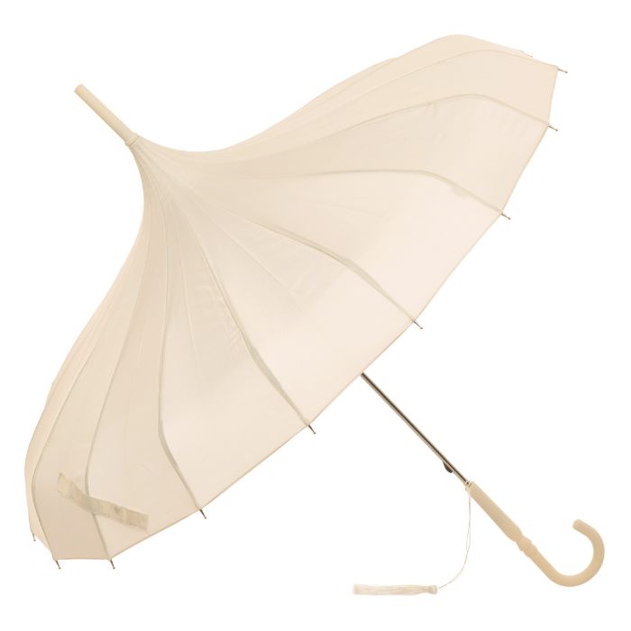 Soake Vintage Pagoda Umbrella Rose Red - WalkingSticks.co.uk