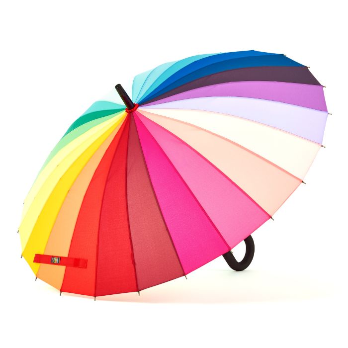 Soake Everyday Automatic Walking Umbrella (Rainbow)