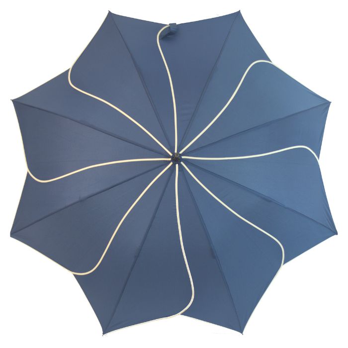 Soake Everyday Walking Swirl Umbrella (Navy)