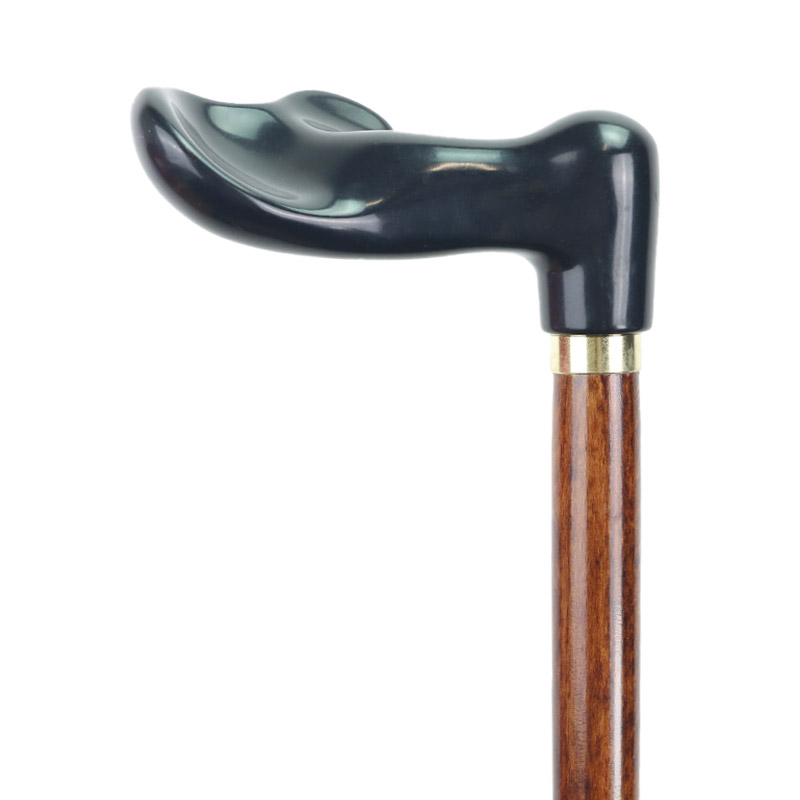 Sturdy Anatomical Handle Fischer Walking Stick (Left Hand)