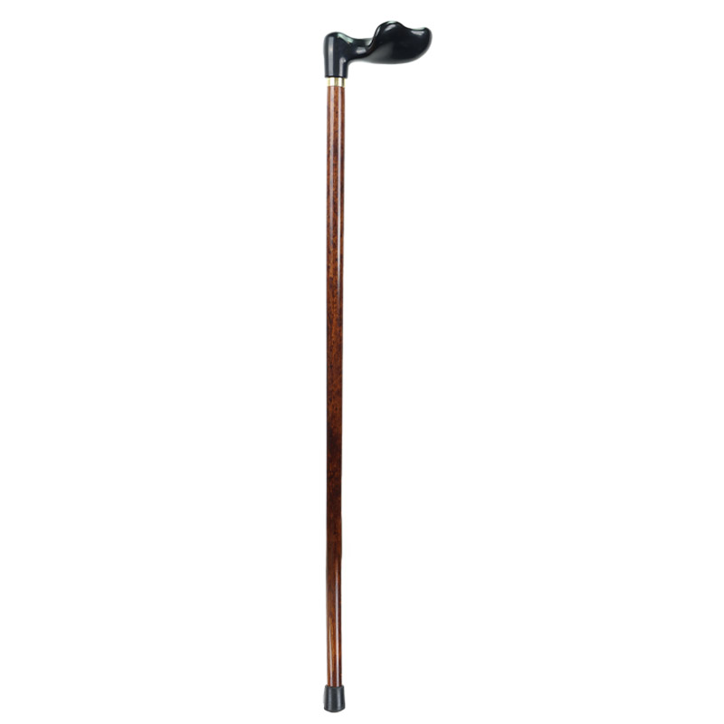 Sturdy Anatomical Handle Fischer Walking Stick (Left Hand)