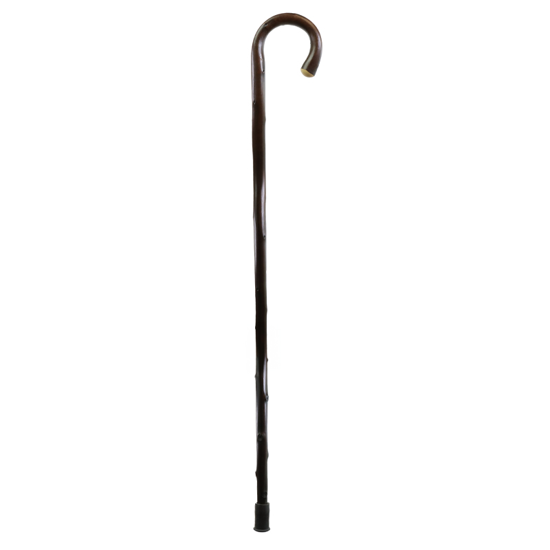 Tall Chestnut Crook Walking Stick