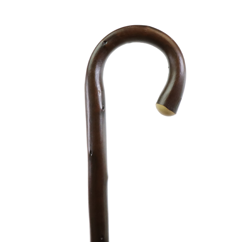 Tall Chestnut Crook Walking Stick