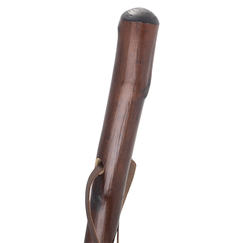 Traditional Dark Chestnut Hardwood Country Walking and Hiking Staff