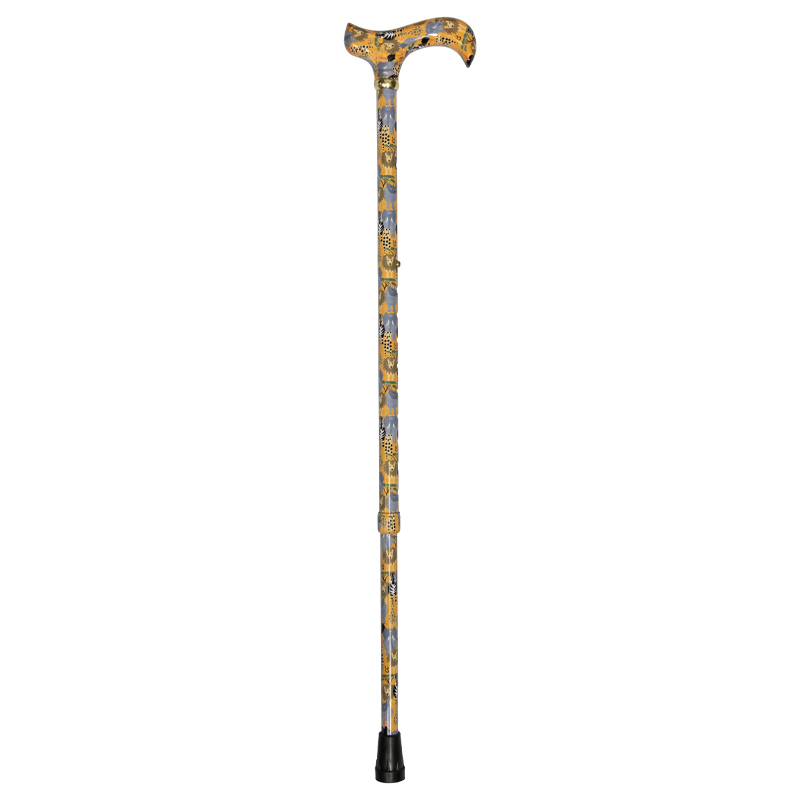 Adjustable Aluminium Derby Walking Stick with Safari Design