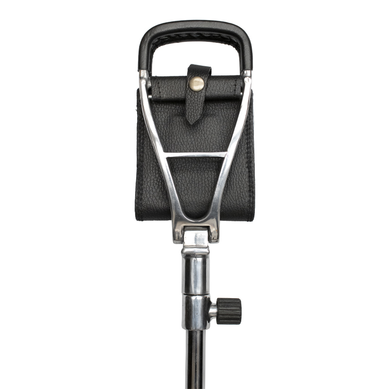Adjustable Black Polo Shooting Stick Seat