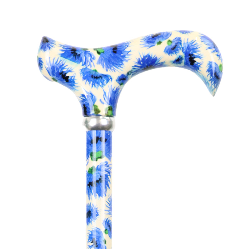 Adjustable British Cornflowers Derby Cane