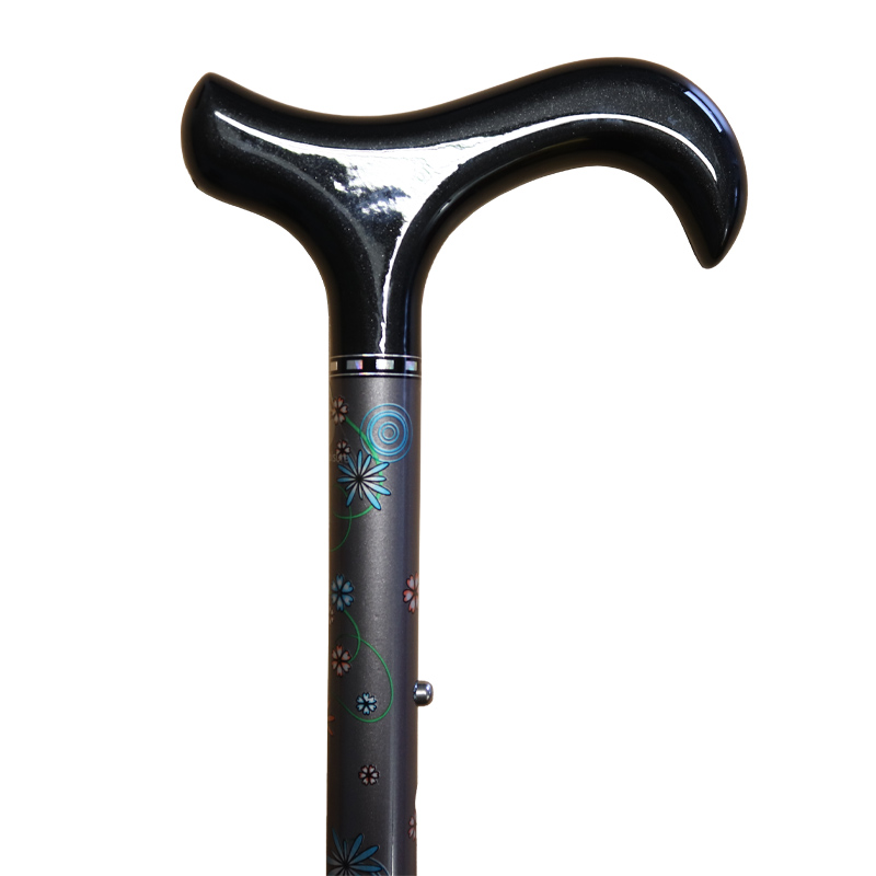 Adjustable Folding Carbon Fibre Ladies Walking Stick