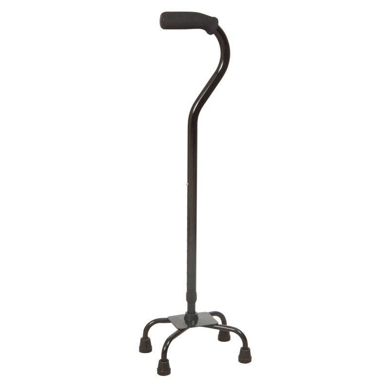 Adjustable Swan-Neck Orthopaedic Quad Cane