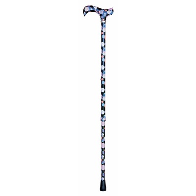 Adjustable Derby Walking Stick with Modernist Cosmos Design