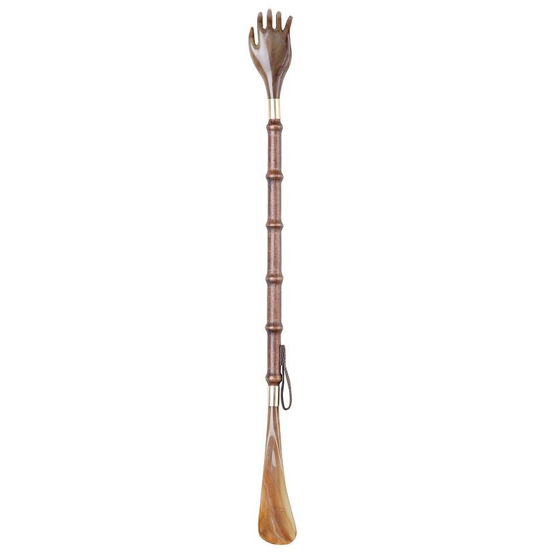 Back Scratcher Wooden Shoe Horn