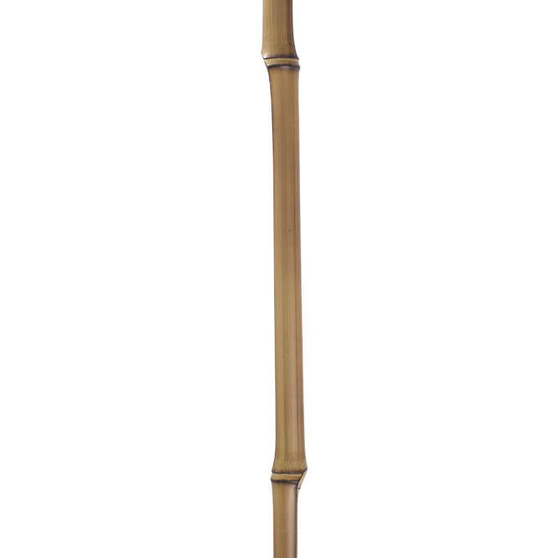 Pistol Grip Handle Natural Bamboo Walking Stick