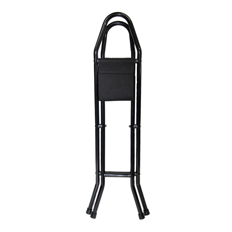 Black Canvas Folding Seat Stick