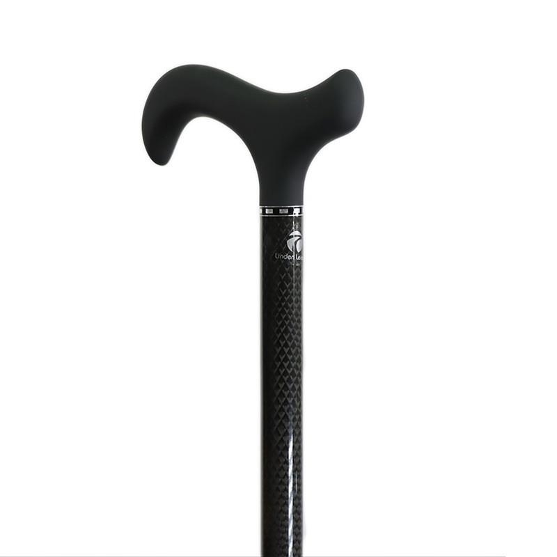 Derby Handle Black Diamond Carbon Fibre Walking Stick