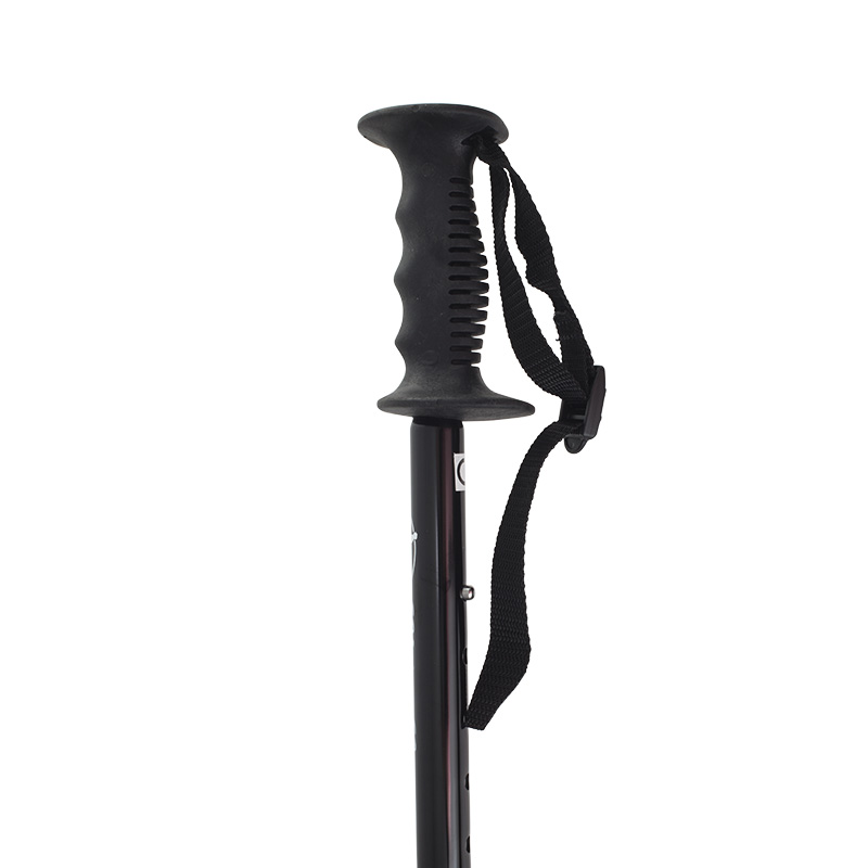 Aluminium Black Adjustable and Foldable Hiking and Trekking Pole