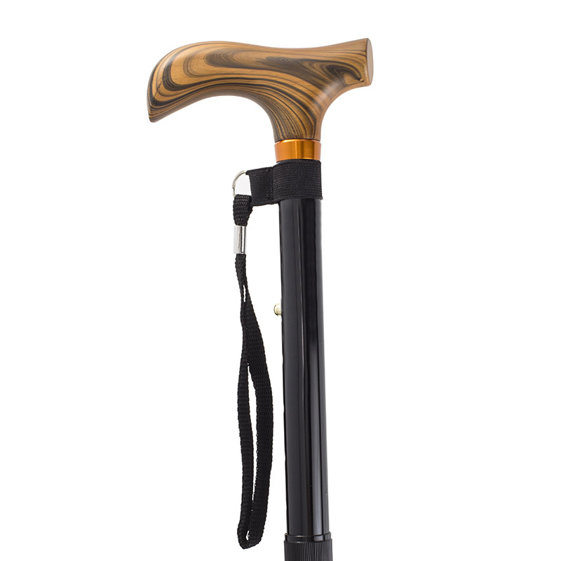 Black Height Adjustable Walking Stick WalkingSticks.co.uk