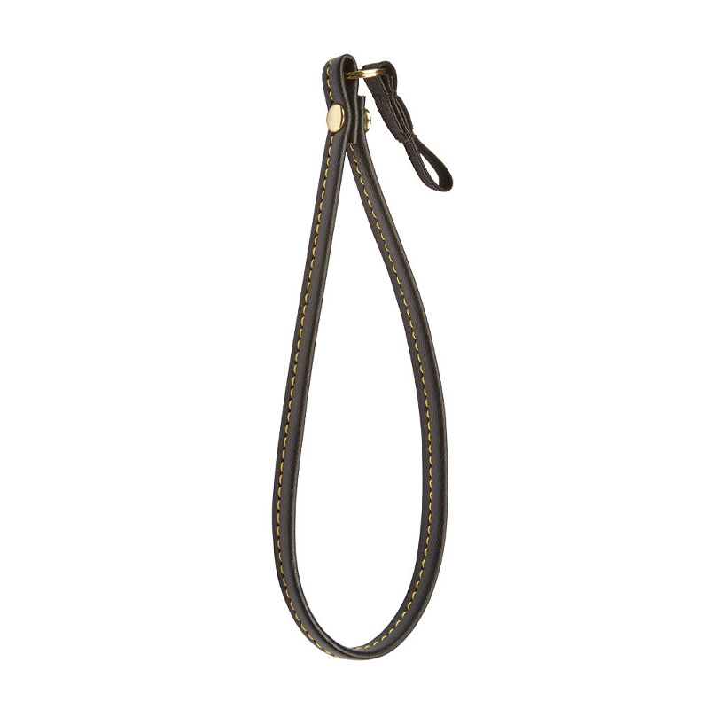 Black Leather Wrist Strap WalkingSticks