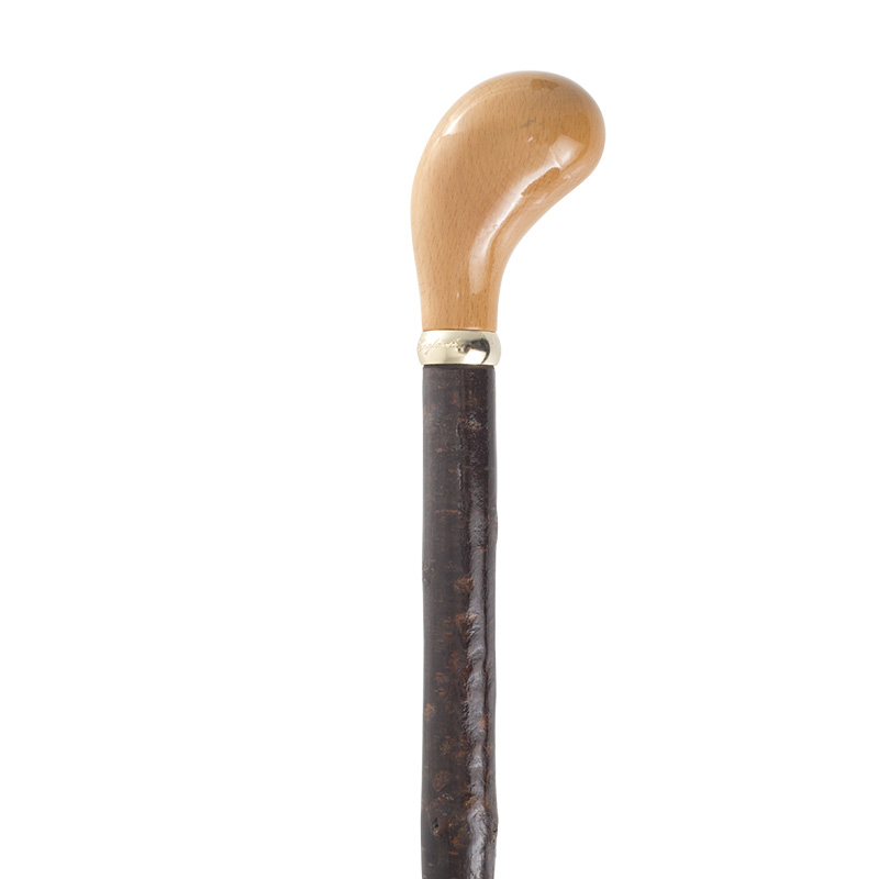 Blackthorn Wood Pistol Grip Cane