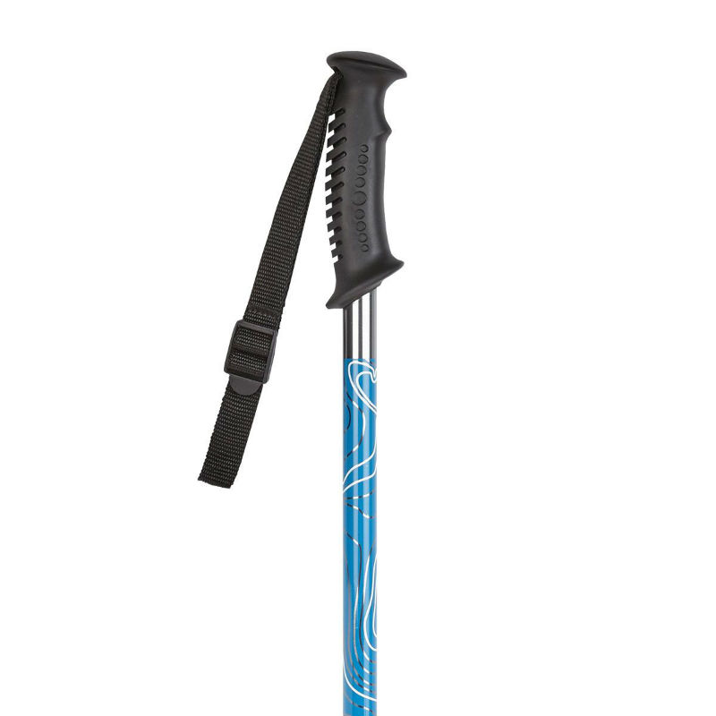 Blue Contours Hiker Height-Adjustable Hiking Pole