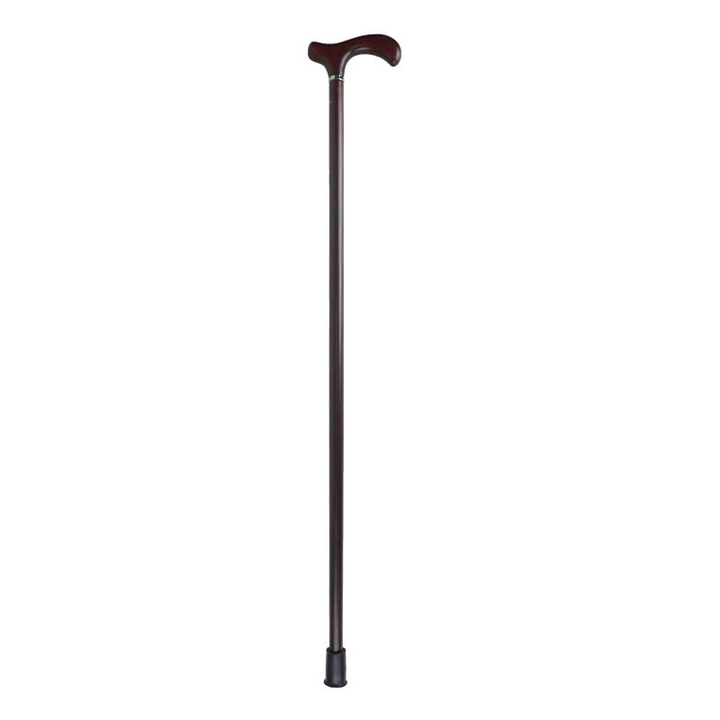 GENTS WOODEN DERBY Cane With Collar Walking Stick In Dark Brown Wood - View #7