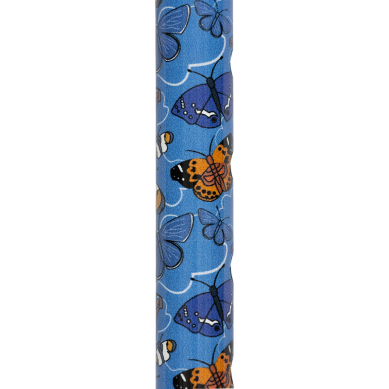 Butterflies Animal Friends Derby Adjustable Walking Stick