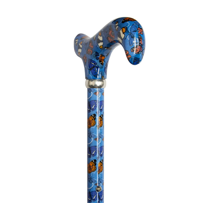 Butterflies Animal Friends Derby Adjustable Walking Stick