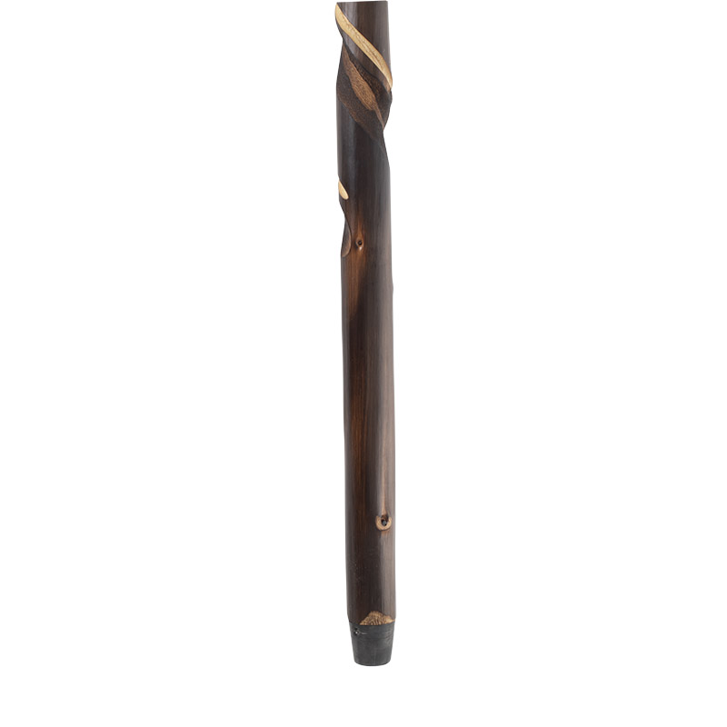 Spiral Patterned Chestnut Hiker Stick