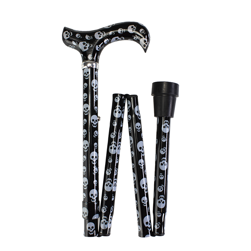 Cartoon Skull Adjustable Walking Stick 