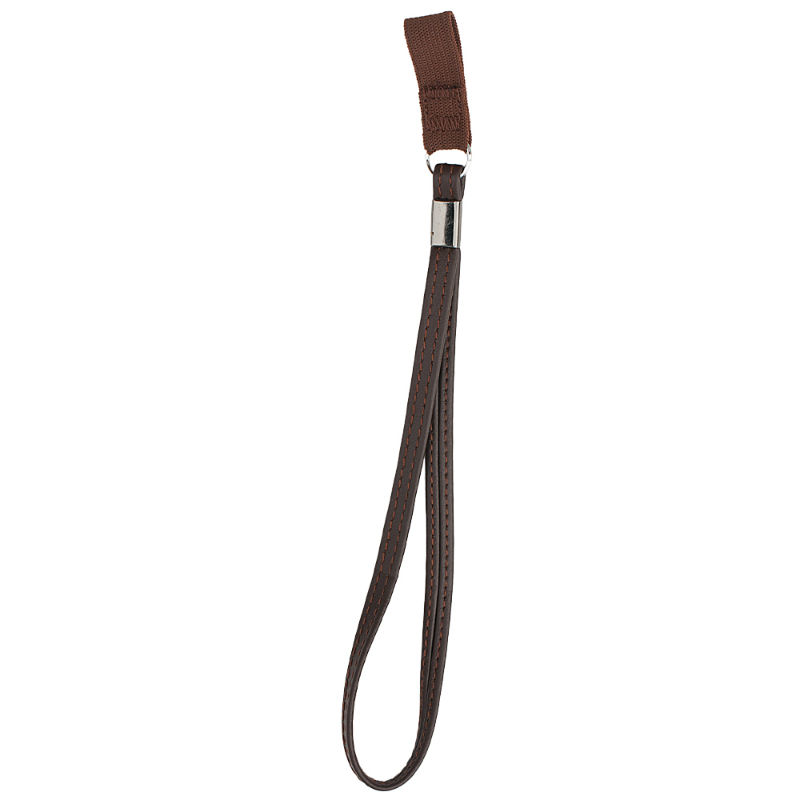 Brown Leather Wrist Strap for Walking Sticks and Canes