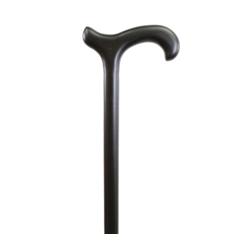 Black Derby Handle Wooden Walking Stick