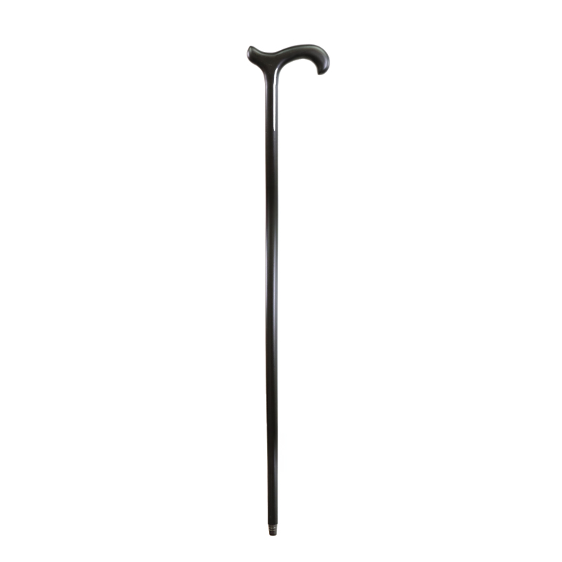 Black Derby Handle Wooden Walking Stick