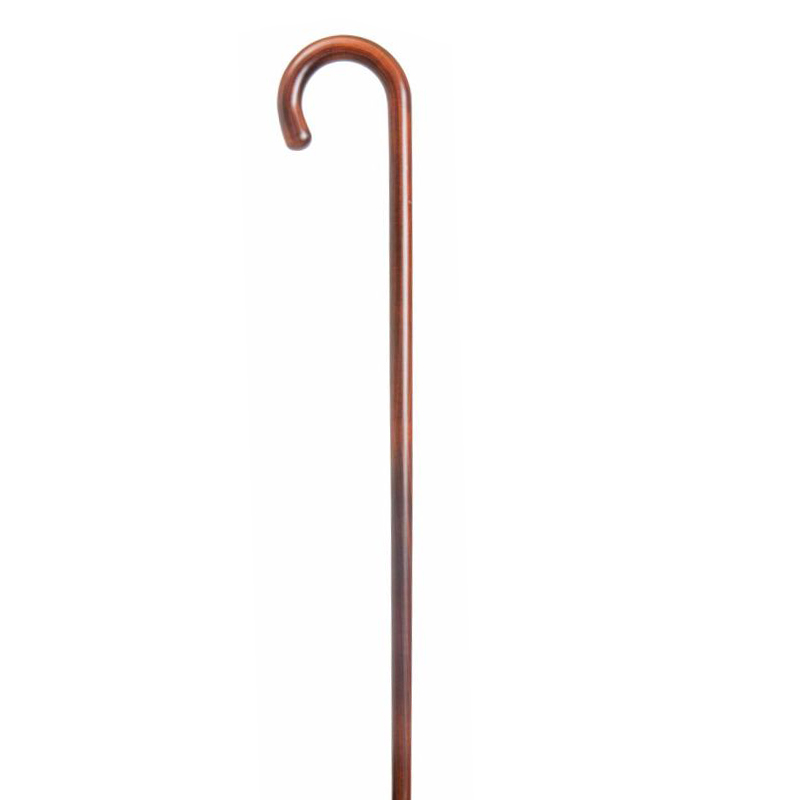 Cherry Wood Crook Walking Stick - WalkingSticks.co.uk