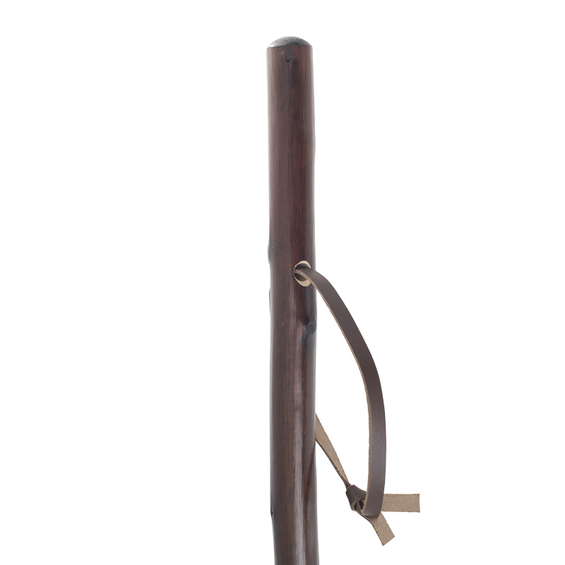 Traditional Dark Chestnut Hardwood Country Walking and Hiking Staff